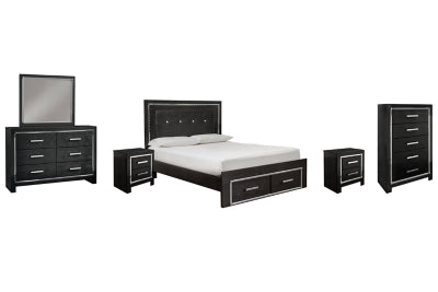 Paquete de dormitorio de 8 piezas