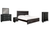 Paquete de dormitorio de 7 piezas
