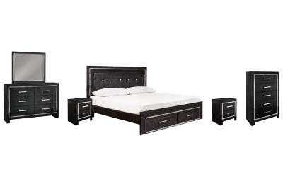 Paquete de dormitorio de 8 piezas