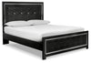 Cama tapizada Kaydell Queen con paneles