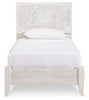 Cama y mesita de noche Paxberry Twin Panel