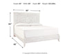 Cama Paxberry King con paneles