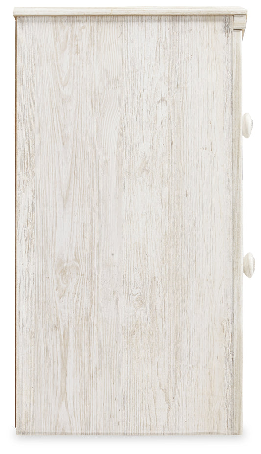Cama y mesita de noche Paxberry Twin Panel