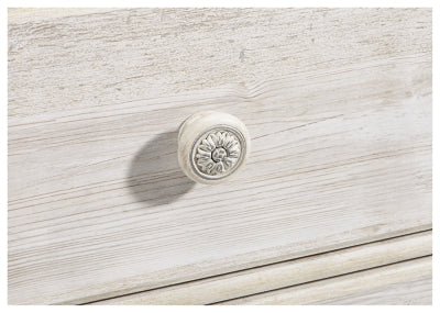 Cama Queen con paneles, cómoda y mesita de noche Paxberry