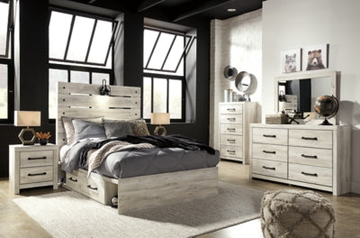 Cambeck Full Panel Bed with 2 Storage Drawers