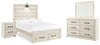 Cama completa Cambeck con tocador, espejo y mesita de noche