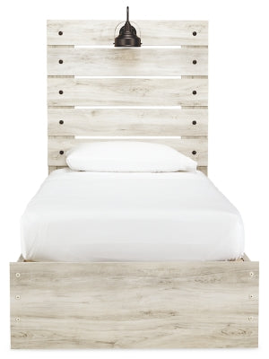 Cambeck Twin Storage Bed, Dresser, Mirror and Nightstand