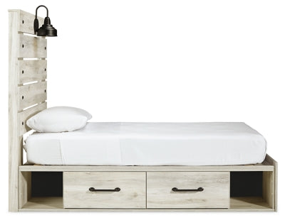 Cambeck Twin Storage Bed, Dresser, Mirror and Nightstand