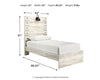 Cambeck Twin Panel Bed