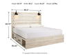 Cambeck King Panel Bed with 2 Storage Drawers