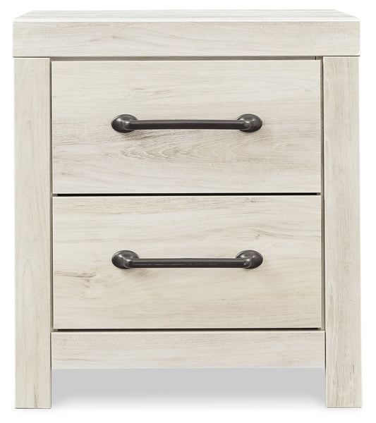 Cama Queen Cambeck con almacenamiento, tocador, espejo y mesita de noche