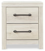 Cama Queen Cambeck con almacenamiento, tocador, espejo y mesita de noche