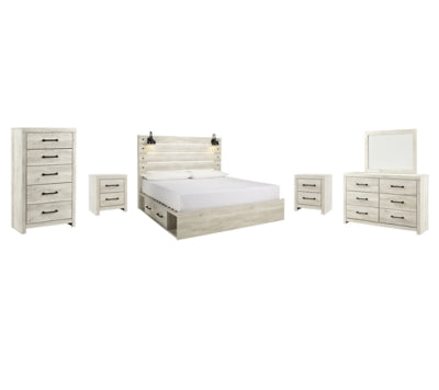 Paquete de dormitorio de 8 piezas