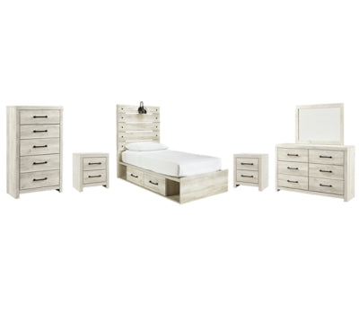 Paquete de dormitorio de 8 piezas