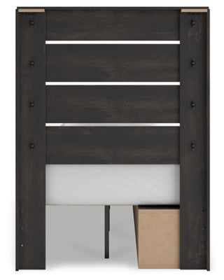 Cama doble con almacenamiento Hollivern
