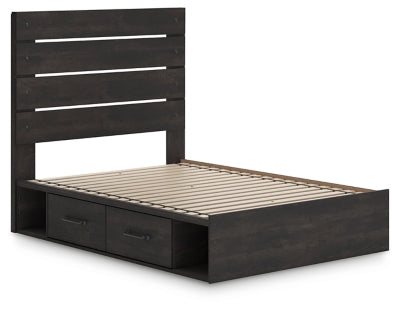 Cama Hollivern con almacenamiento de paneles completos