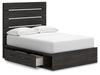 Cama Hollivern con almacenamiento de paneles completos