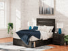 Cama Hollivern con almacenamiento de paneles completos