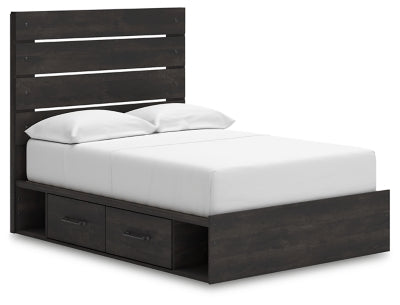 Cama Hollivern con paneles completos y almacenamiento