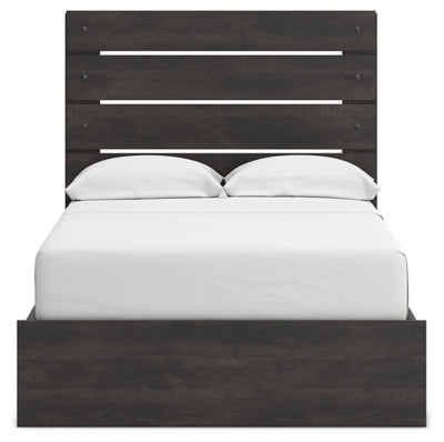 Cama Hollivern con paneles completos y almacenamiento