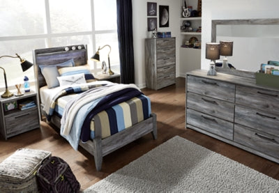 Cama individual con paneles Baystorm