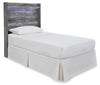 Cabecera de cama Baystorm Twin Panel, cómoda, espejo y mesita de noche