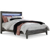 Cama Queen con paneles, tocador y espejo Baystorm