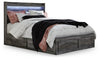 Baystorm Queen Panel Bed with 4 Storage Drawers