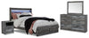 Cama Queen Baystorm con almacenamiento, tocador con espejo y mesita de noche