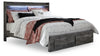 Cama King Baystorm con almacenamiento y cómoda