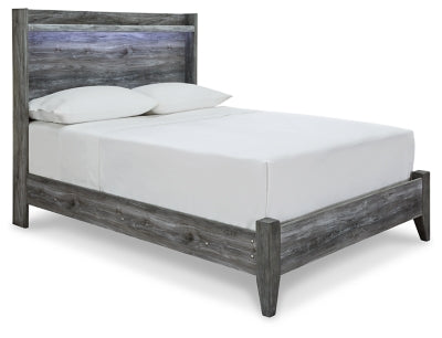 Cama Baystorm con paneles completos, tocador, espejo y cómoda