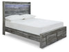 Cama Baystorm de tamaño completo con dos cajones de almacenamiento