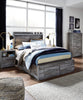 Cama Baystorm de tamaño completo con 6 cajones de almacenamiento