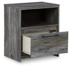 Baystorm Full Panel Bed and Nightstand