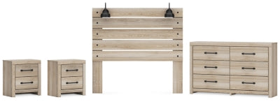 Paquete de dormitorio de 4 piezas