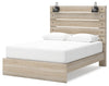 Cama Senbry Queen con paneles y almacenamiento