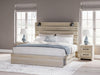 Cama Senbry King con paneles y almacenamiento