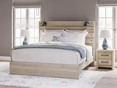 Cama Senbry King con paneles