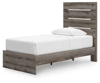 Cama doble con almacenamiento y paneles Graystorm