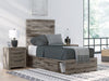 Cama individual con paneles y almacenamiento Graystorm