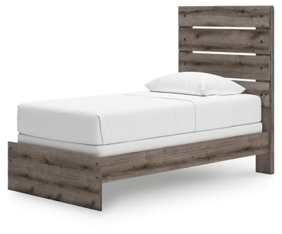 Cama individual con paneles Graystorm