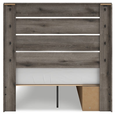 Graystorm Full Panel Storage Bed