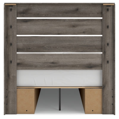 Graystorm Full Panel Bed with Storage