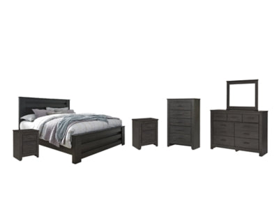 Paquete de dormitorio de 8 piezas