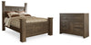 Cama con dosel y cómoda Juararo Queen