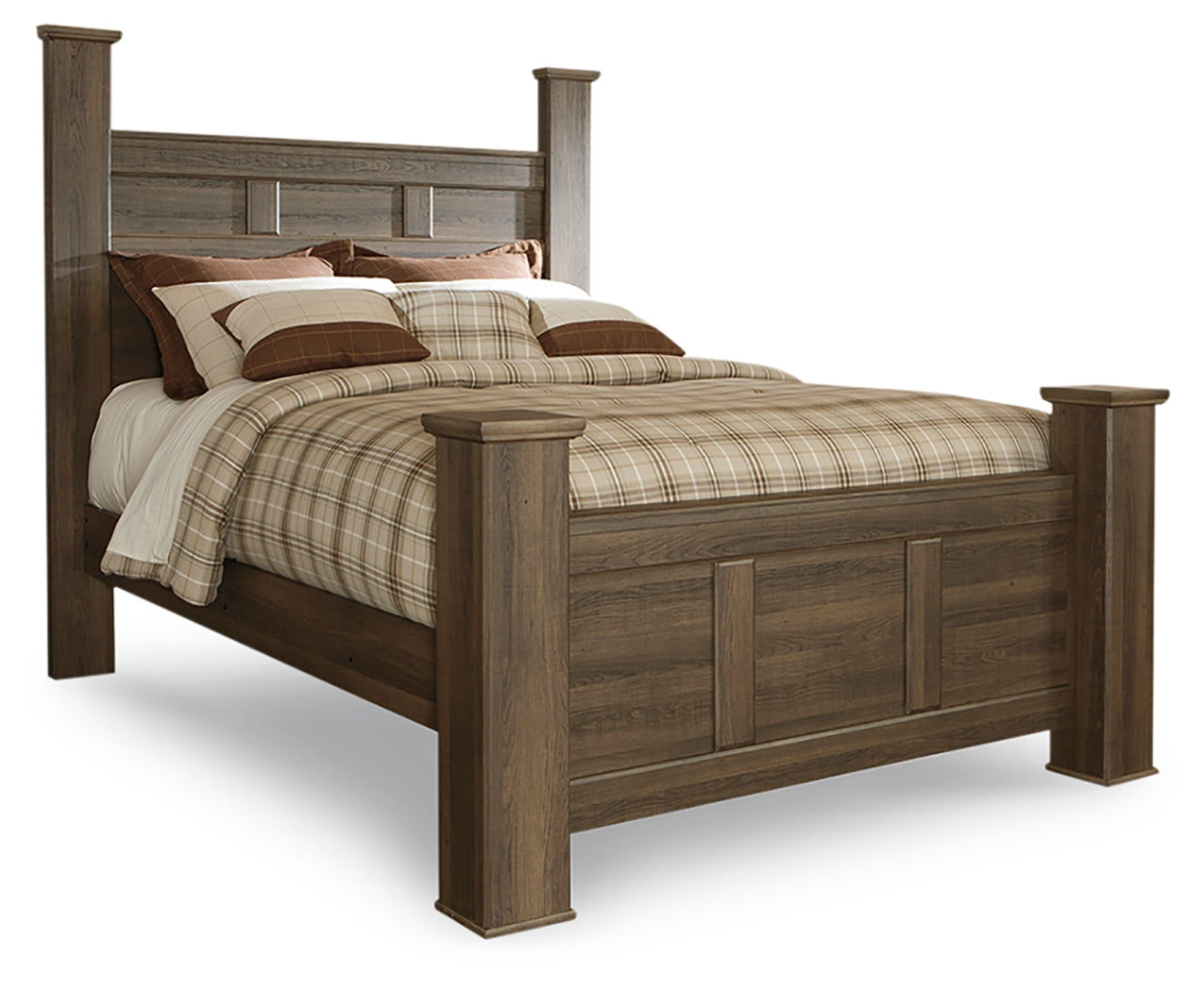 Cama con dosel tamaño queen de Juararo