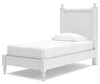 Cama individual con paneles Mollviney