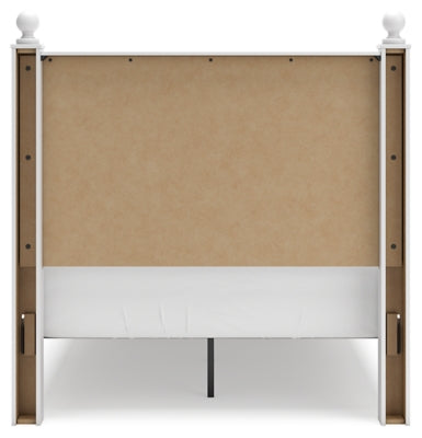 Cama con almacenamiento de paneles completos Mollviney