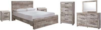Paquete de dormitorio de 8 piezas