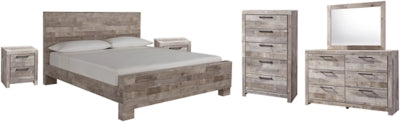 Paquete de dormitorio de 8 piezas